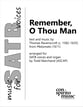 Remember, O Thou Man SATB choral sheet music cover